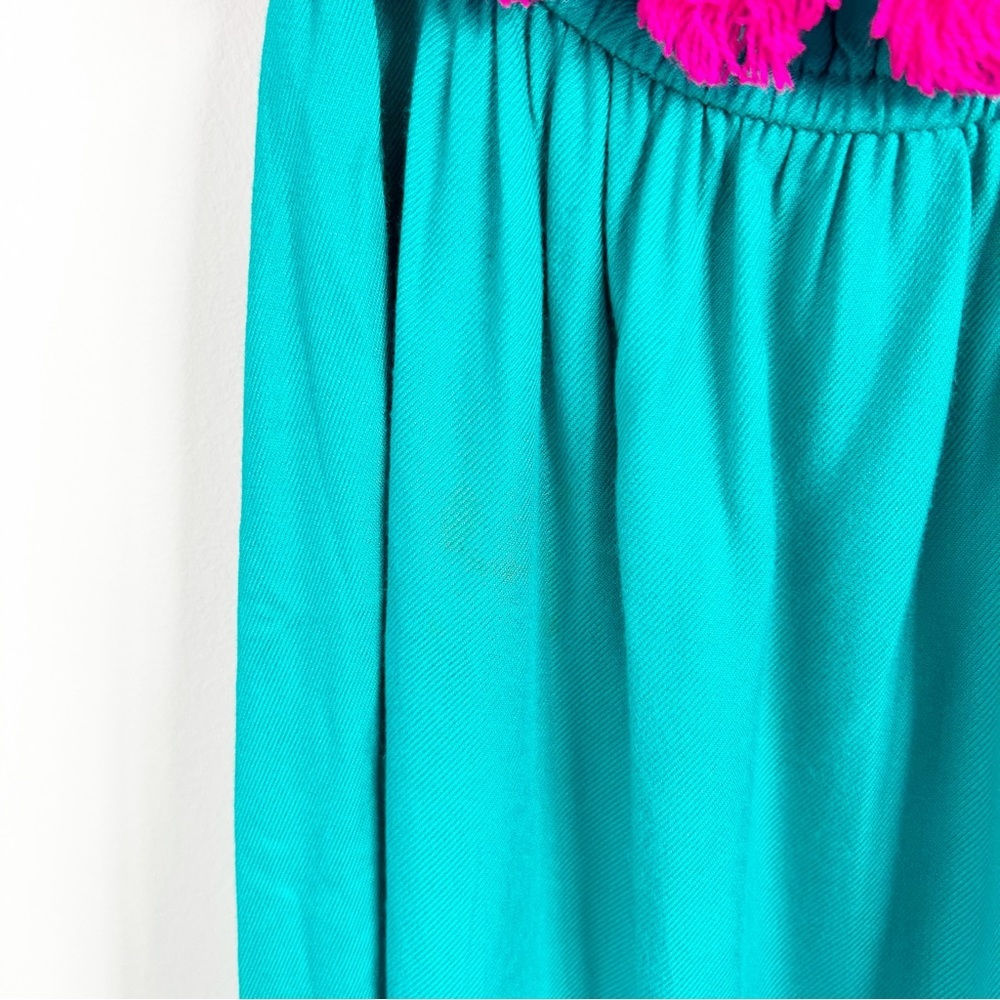 Judith March Tassel Embroidered Off The Shoulder Mini Dress Size Small (S) - Picture 2 of 7